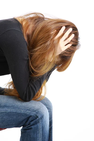 Depressed woman — Stock Photo, Image