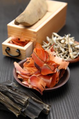 Japon çorba stok için tipik kurutulmuş gıdalar