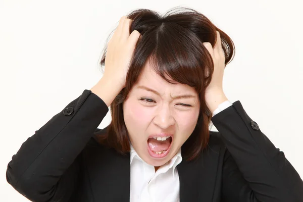 Mujer dentada — Foto de Stock