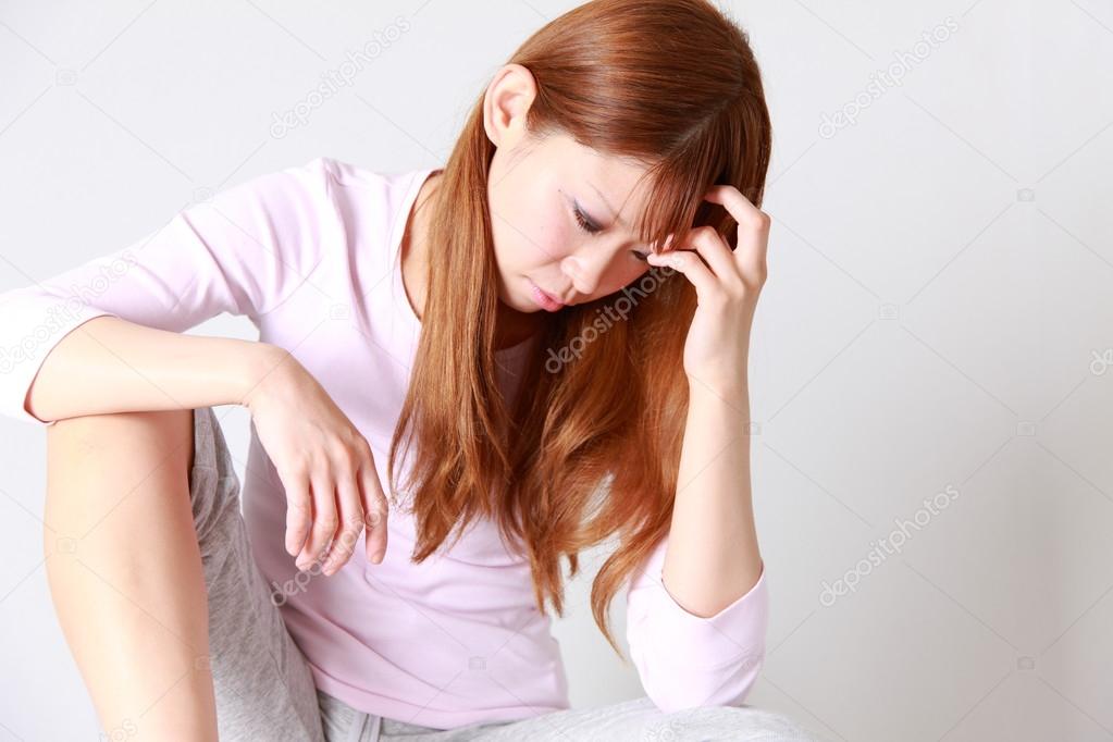 Depressed woman