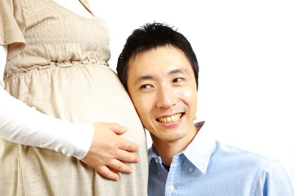 Pregnant couple — Stock Photo, Image