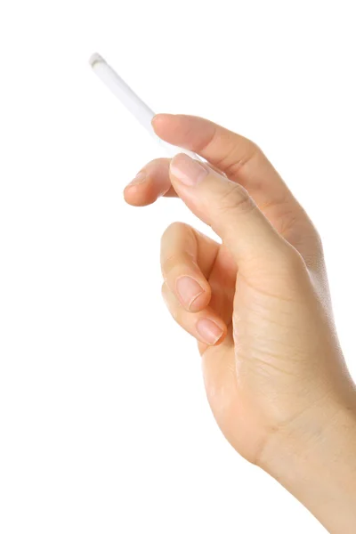 Woman hand holding a cigarette — Stock Photo, Image