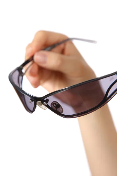 Kézzel napszemüvegek — Stock Fotó