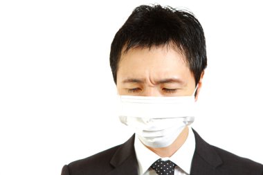 Japon işadamı maskesi