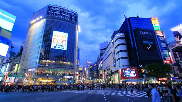 Shibuya przejście, Tokio, Japonia — Zdjęcie stockowe