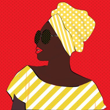 Pop sanat tarzı çizim