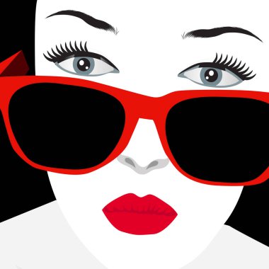 Şekil üç renkli portre ya da doğa