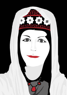 Şekil üç renkli portre ya da doğa