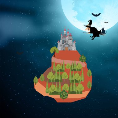 Hayali ve hayali illüstrasyon