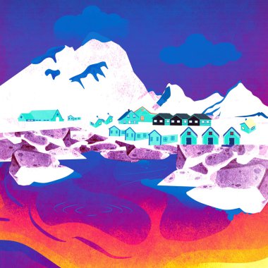 Norveç 'in güzel manzarası İskandinavya