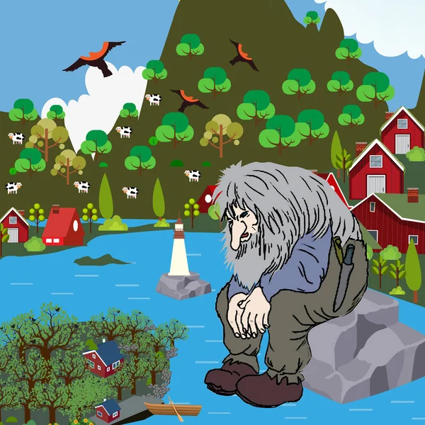 Norveç 'in güzel manzarası İskandinavya