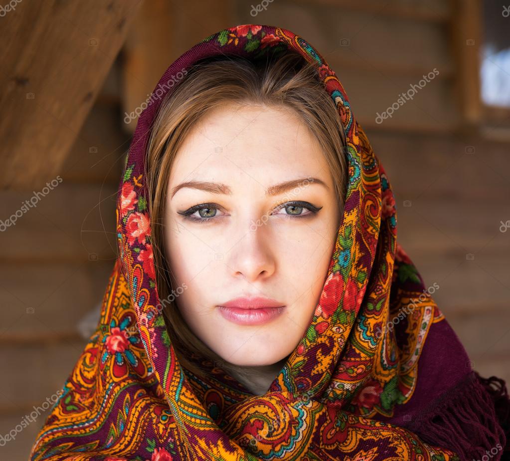Traditional russian woman — Stock Photo © mail.asobolev #104657596