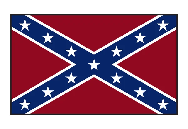 Fundo da bandeira confederada —  Vetores de Stock
