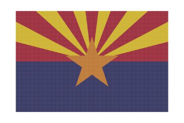 Arizona bayrak beyaz noktalar