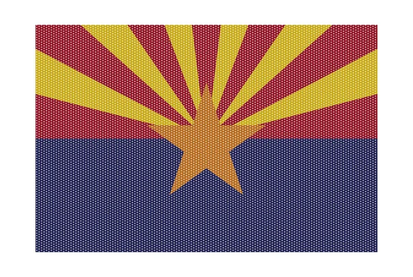 Arizona Bandera Puntos Blancos — Archivo Imágenes Vectoriales