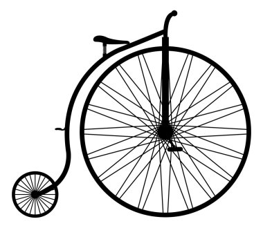 Penny farthing siluet