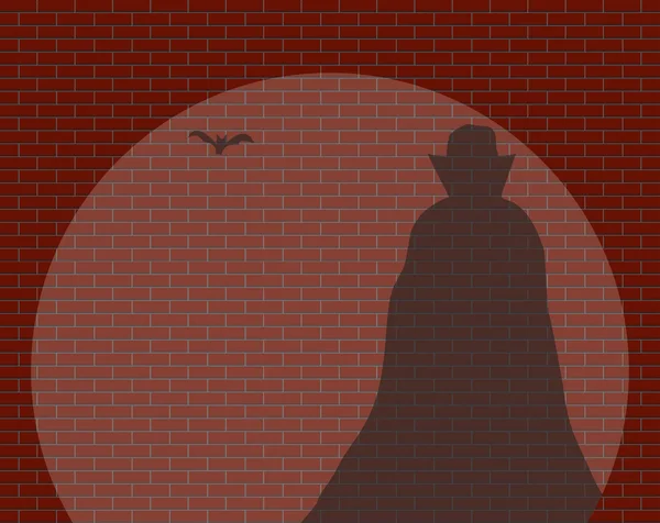 Dracula In de kijker — Stockvector