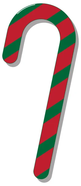 Candy Cane — Stock Vector