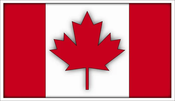 Drapeau canadien — Image vectorielle