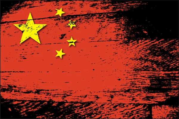 Bendera Cina - Stok Vektor