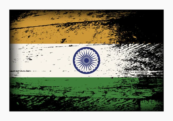 Vlag van India — Stockvector