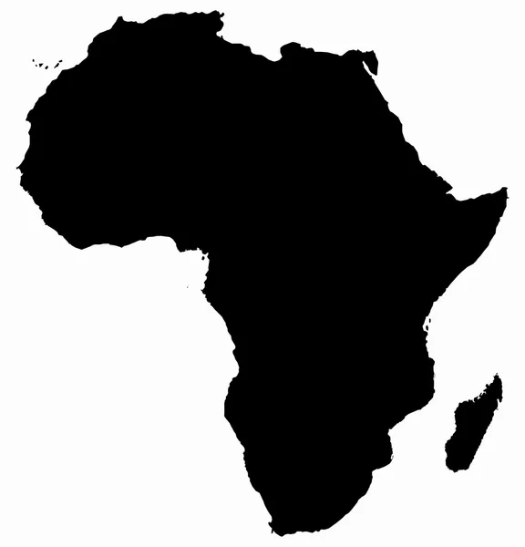 Χάρτης Αφρικής — Διανυσματικό Αρχείο