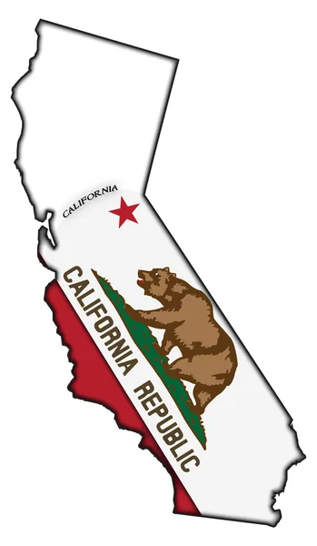 California bayrak harita