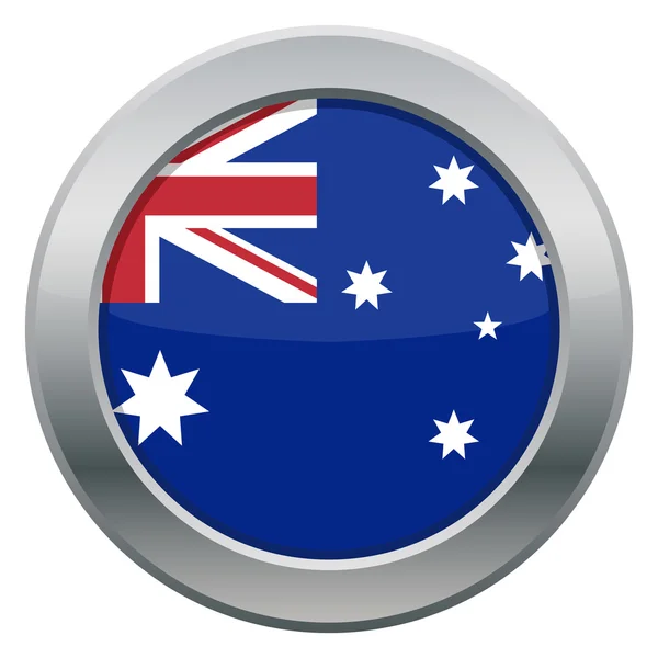 Australien silberne Ikone — Stockvektor