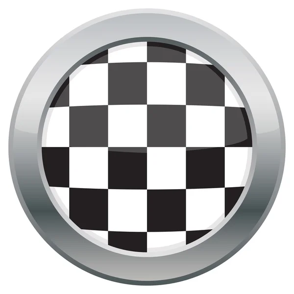 Icona Bandiera a scacchi — Vettoriale Stock