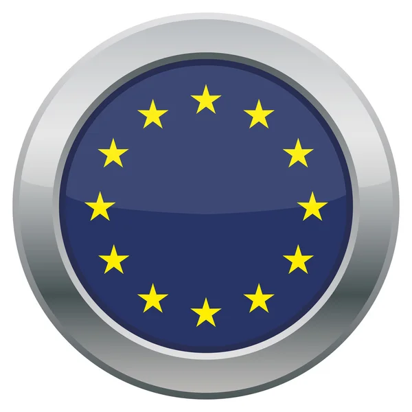 Eu icono — Vector de stock