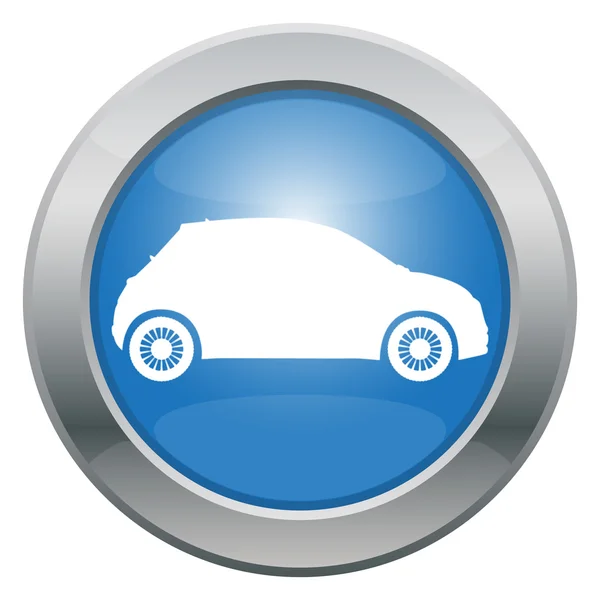 Icono de coche compacto — Vector de stock