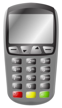 Chip ve PIN makine ayrıntılı