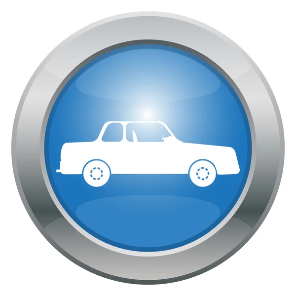 Saloon Car Icon — Stock Vector