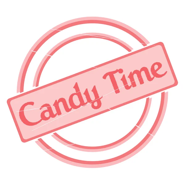 Candy Time Stamp — Stock Vector