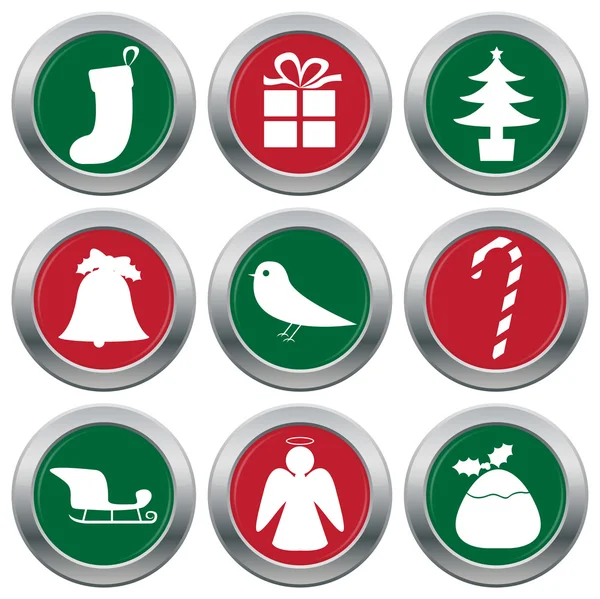 Christmas Icon Set — Stock Vector