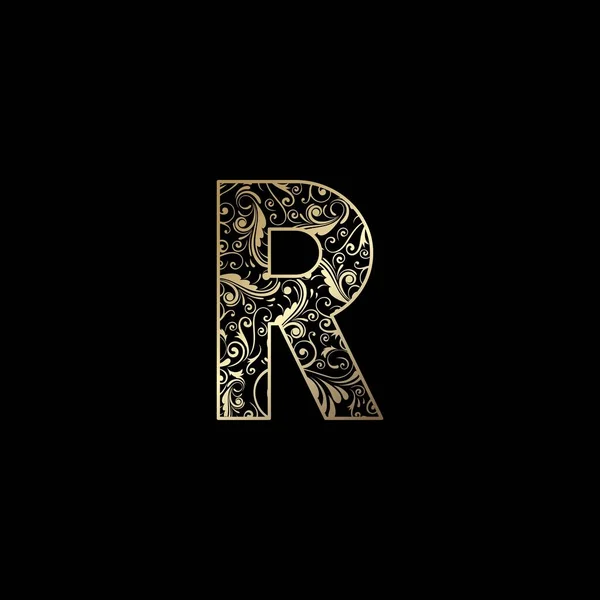 Ornate Letter Logo Icon Elegance Monogram Luxury Letter Logo Vector — Stock Vector