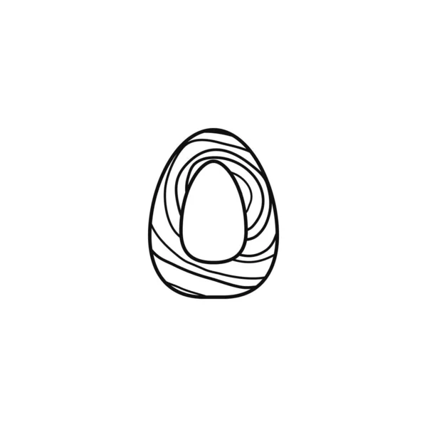 Harf Ahşap Doku Logo Sanat Vektör Tasarımı — Stok Vektör