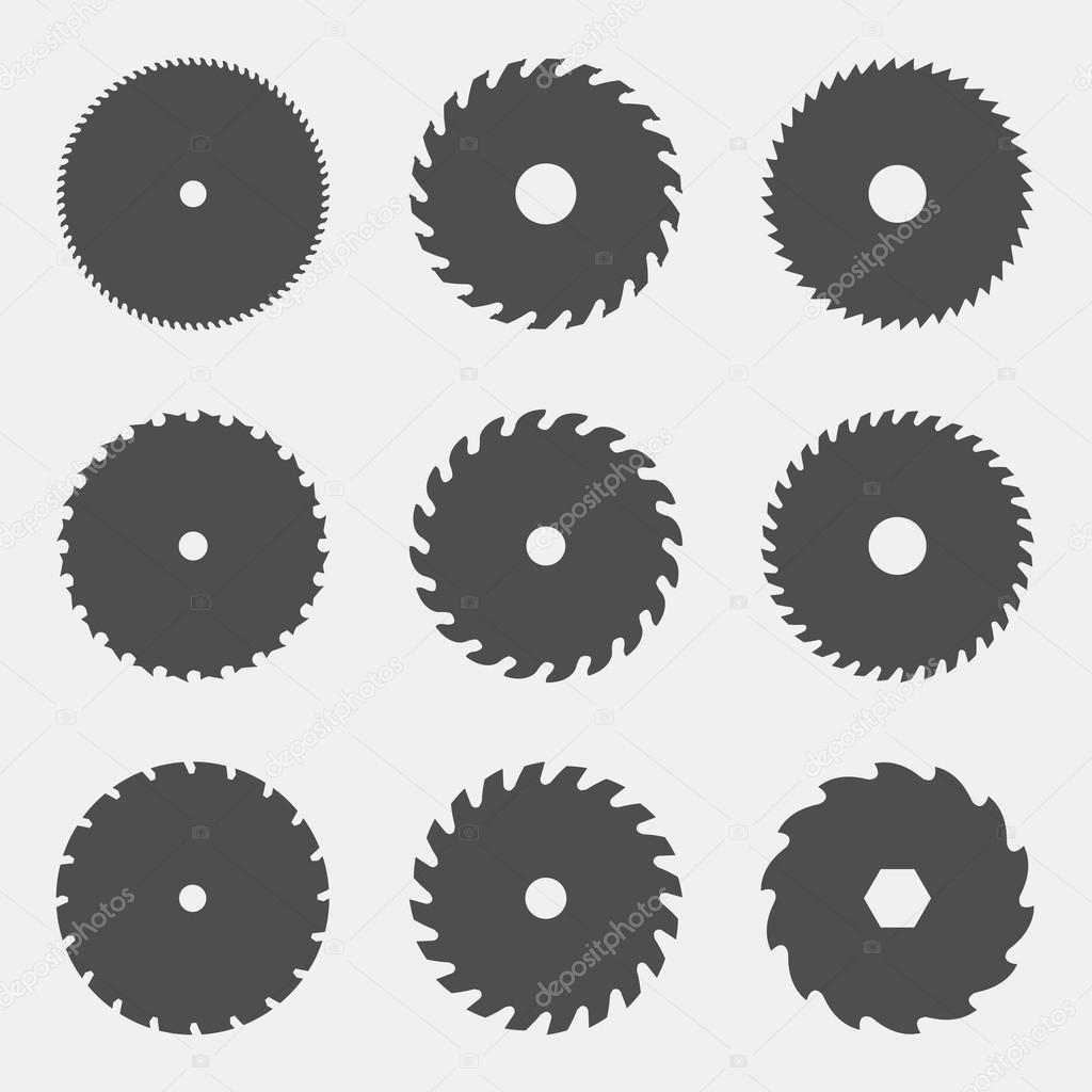 set of circular saw blades