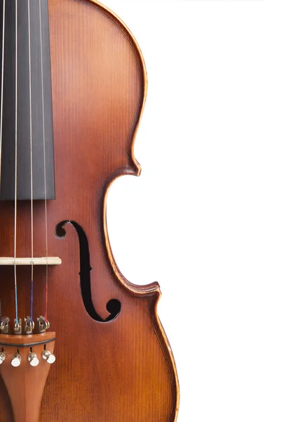 Velho violino de madeira — Fotografia de Stock