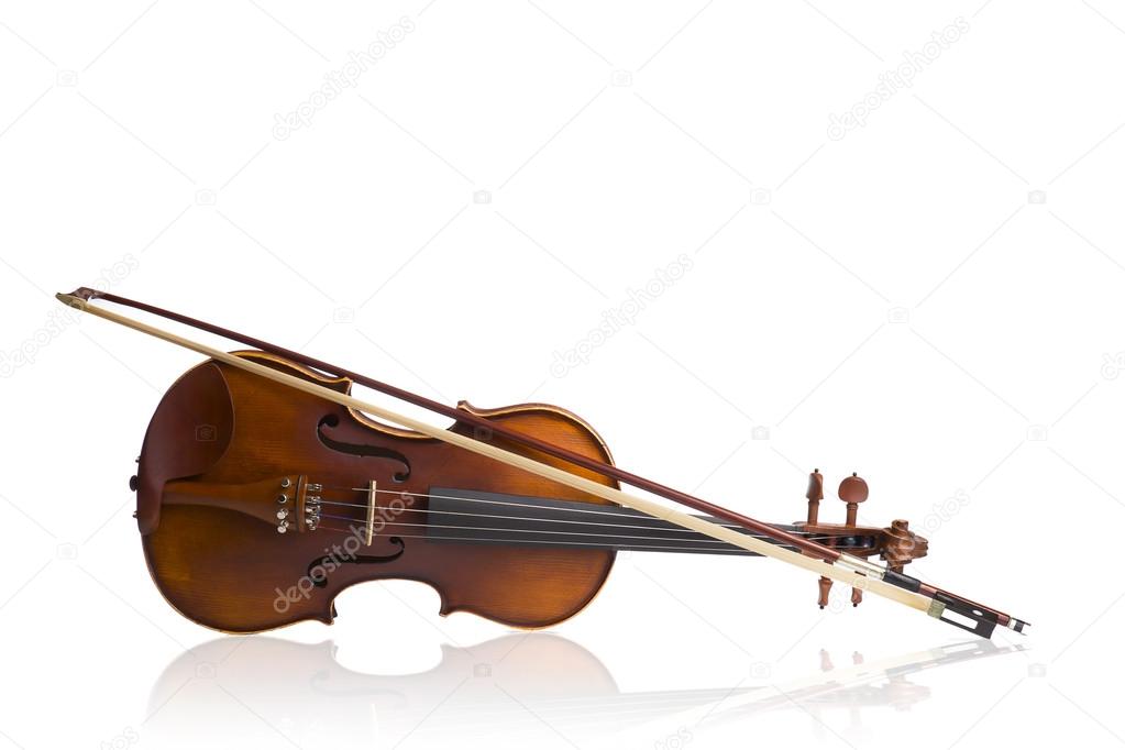Old wooden Violin