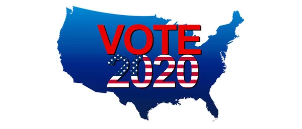 Ημέρα Εκλογών Στις Ηνωμένες Πολιτείες 2020 Concept — Φωτογραφία Αρχείου