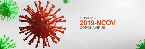 Detengan Coronavirus Concepto Cuarentena Ilustración Médica — Foto de Stock