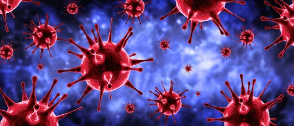Zastavte Koronavirus Koncepci Karantény Lékařská Ilustrace — Stock fotografie