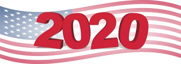 Jour Scrutin Aux États Unis 2020 Concept — Photo