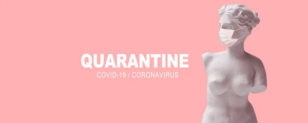 Coronavirus and virus prevention concept. Pandemic outbreak as respiratory syndrome with viral pneumonia symptom.