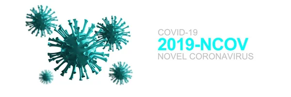 Detengan Coronavirus Concepto Cuarentena Ilustración Médica — Foto de Stock