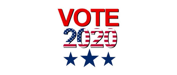 Valdagen Usa 2020 Konceptet — Stockfoto