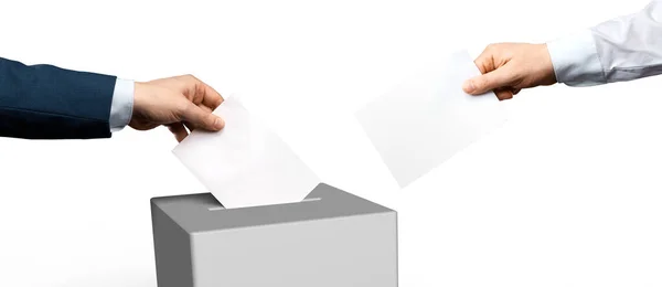 Stem Verkiezingsconcept Het Nemen Van Juiste Beslissing — Stockfoto