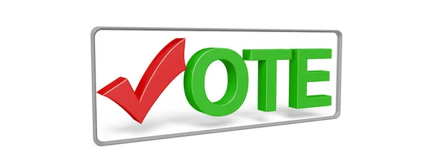 Głosowanie Nad Demokratycznymi Wyborami Referendum Dokonaj Właściwego Wyboru — Zdjęcie stockowe