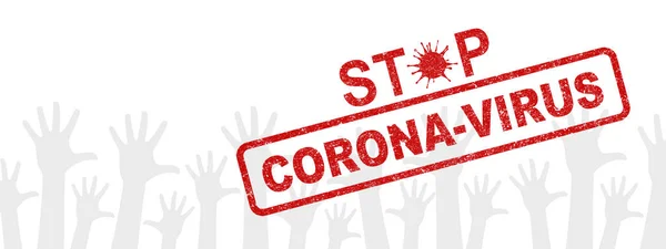 Coronavírus Conceito Prevenção Vírus Surto Pandêmico Como Síndrome Respiratória Com — Fotografia de Stock